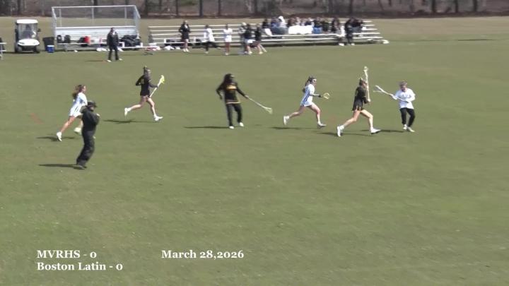 Thumbnail image for MVRHS Girls LAX  vs. Boston Latin 3.28.26