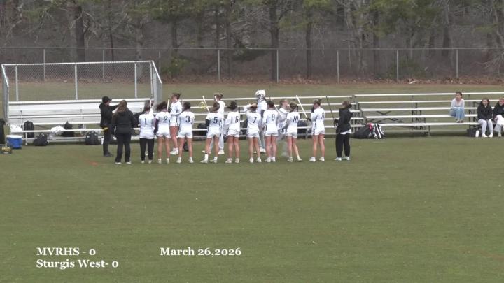 Thumbnail image for MVRHS Girls LAX vs. Sturgis West 3.26.26