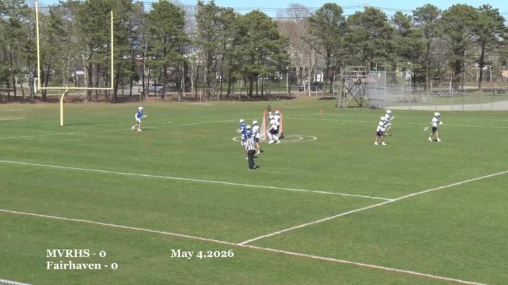 Thumbnail image for MVRHS Boys LAX vs. Fairhaven 5.4.26