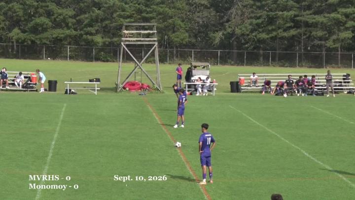 Thumbnail image for MVRHS Boys Soccer vs. Monomoy 9.10.26